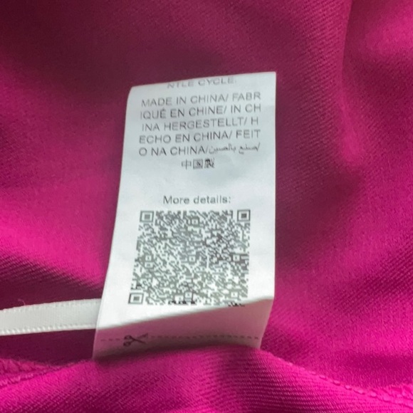 Shein Women’s Magenta V-Neck Flounce Sleeves Barbiecore Short Set Size X-Large - Picture 11 of 11